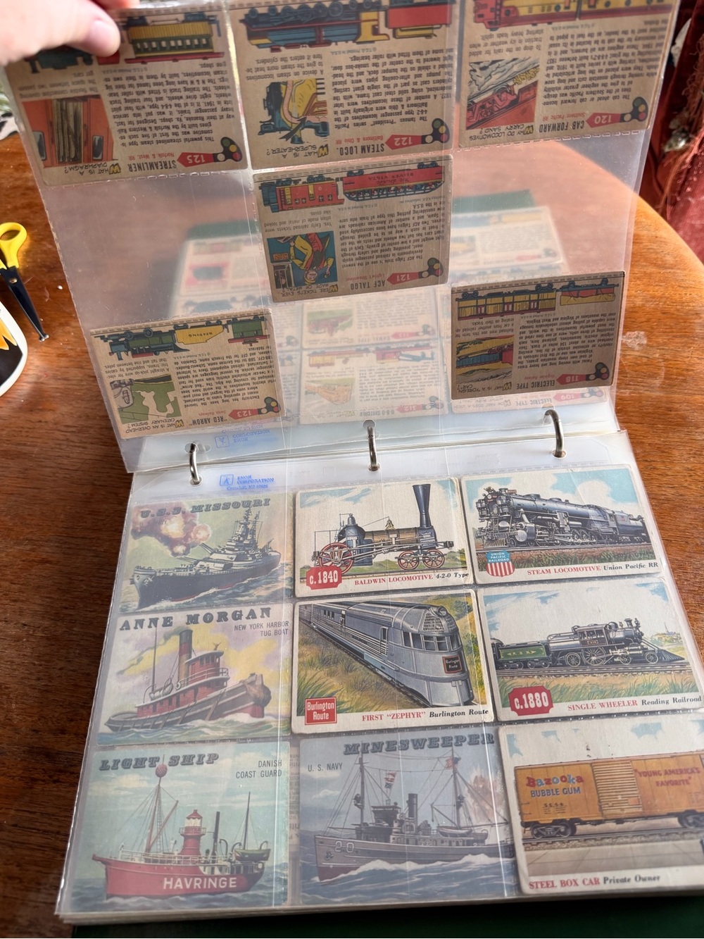 1955 Topps "Rails & Sails" Partial Set (107) - Picture 16 of 16